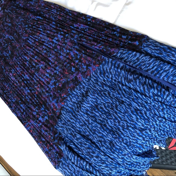 Rebecca Taylor Floral Pleated Maxi Skirt - Picture 5 of 8